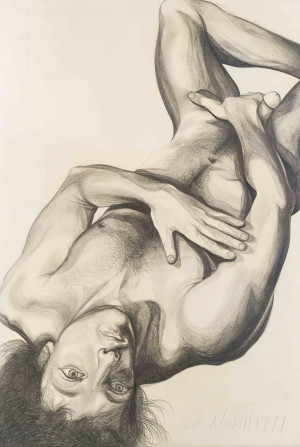 Image for Lot Lowell Nesbitt - Nude Reclining Man