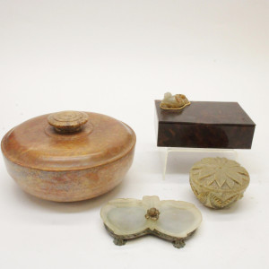 Image for Lot Group of stone and Jade Items