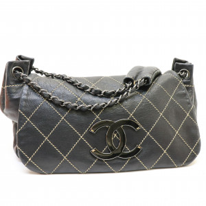 Image for Lot Chanel Front Logo Flap Bag
