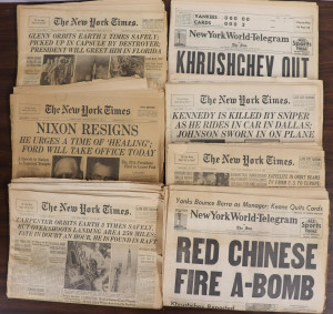 Image for Lot Vintage 1960's American Newspapers