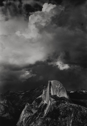Image for Lot Ansel Adams - Half Dome from Glacier Point, Thunderstrom