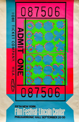 Image for Lot Andy Warhol - Fifth New York Film Festival Poster