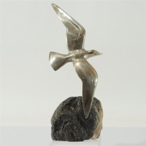 Image for Lot Charles Reussner - Seagull Sculpture