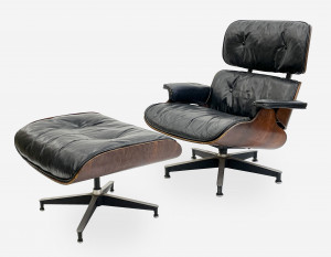 Image for Lot Charles and Ray Eames for Herman Miller, Lounge Chair and Ottoman