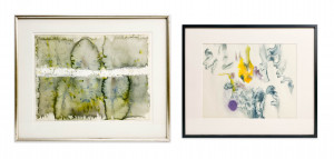 Image for Lot Unknown Artist - Group of 2 Abstract Watercolors