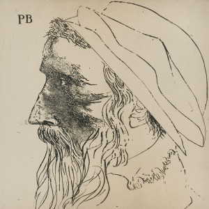 Image for Lot Leonard Baskin - Portrait of Peter Bruegel