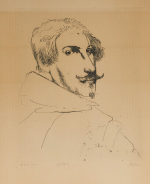 Image for Lot Leonard Baskin - Portrait of Ottavio Leoni