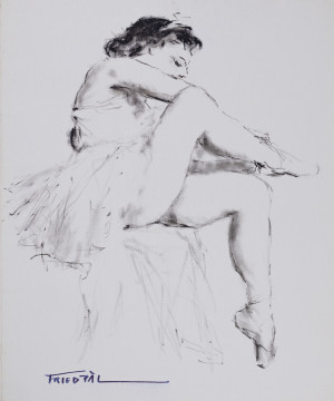Image for Lot Pál Fried - Untitled (Ballet dancer)