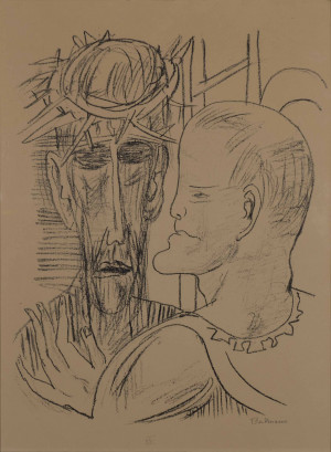 Image for Lot Max Beckmann - Christ and Pilot