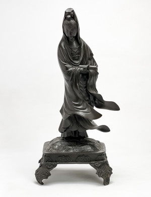 Image for Lot Japanese Bronze Figure of Kannon