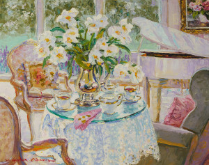 Image for Lot H. Gordon Wang - Daffodil Tea Party