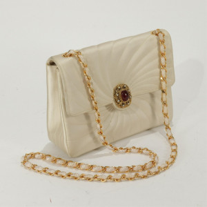 Image for Lot Vintage Chanel Gripoix Flap Bag
