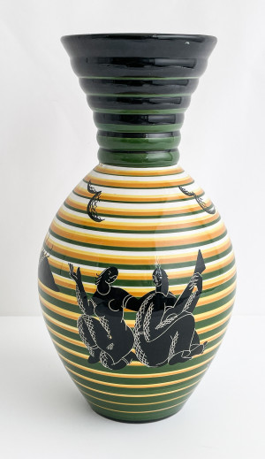 Image for Lot Rometti Ceramiche - Vase 'Tramonto'