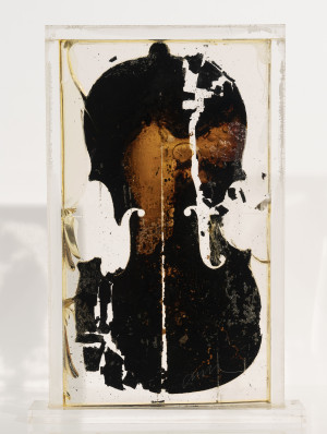 Image for Lot Arman - Untitled (burnt violin)