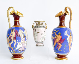 Image for Lot Samuel Alcock and Company - Greek-Revival Vases