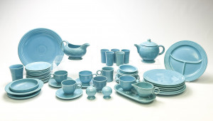 Image for Lot Fiesta Partial Service in Light Blue