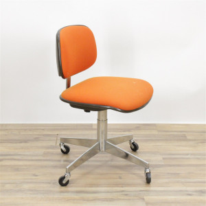 Image for Lot Steelcase Chrome Desk Chair, c 1970