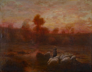 Image for Lot after George Inness - Homeward Bound