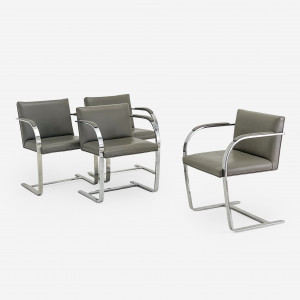 Image for Lot Ludwig Mies van der Rohe - Brno Chairs, Group of 4