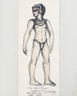 Image for Lot Rouben Ter-Arutunian - Costume Design for the Minotaur in "Labyrinth"