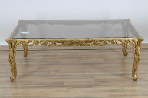 Image for Lot Rococo Style Naturalistic Coffee Table