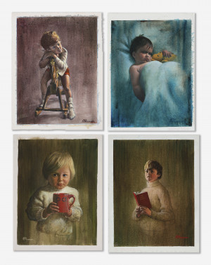 Image for Lot Stephen Pearson - Group, four (4) Young boys