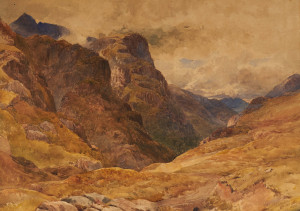 Image for Lot William Bennett - Untitled (Mountain ridge)