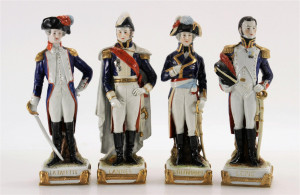 Image for Lot 4 Scheibe Alsbach Porcelain Military Figurines
