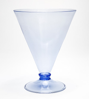 Image for Lot Vittorio Zecchin (attributed) for M.V.M. Cappellin - Blue Soffiato Vase