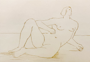 Image for Lot Henry Moore - Reclining Nude I (CR-482)