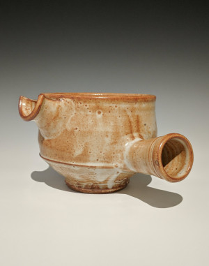 Image for Lot Warren MacKenzie - Spouted vessel with handle