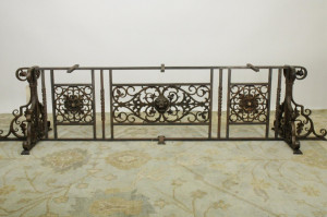 Image for Lot Continental Ironwork Fireplace Fender