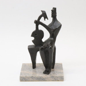 Image for Lot After Henry Moore Musician Bronze