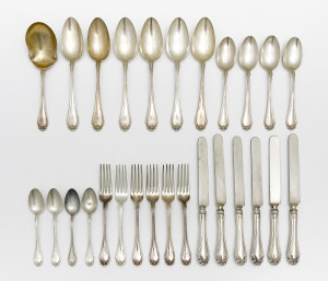 Image for Lot Dominick & Haff Sterling Silver Flatware