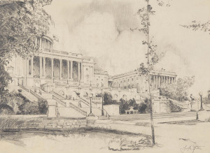 Image for Lot Unknown Artist - The Capital - West Front