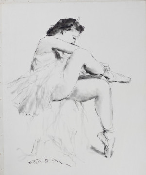 Image for Lot Pál Fried - Untitled (Ballet dancer II)