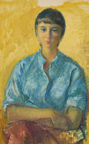 Image for Lot Clara Klinghoffer - Portrait of a young girl