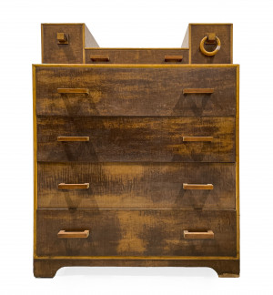 Image for Lot Wood Chest of Drawers