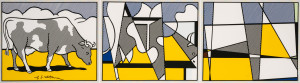 Image for Lot Roy Lichtenstein - Grafica Pop (Cow Going Abstract)