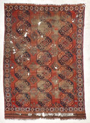 Image for Lot Ersari Afghan Carpet