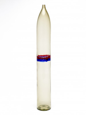 Image for Lot Peter Pelzel for Vistosi - Tall Murrine Bottle Vase