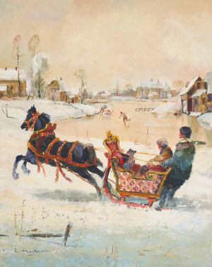 Image for Lot Ludwig Gschossmann - Sleigh Ride &amp; Skaters