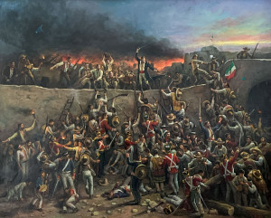 Image for Lot Lajos Markos - Study for Siege of the Alamo