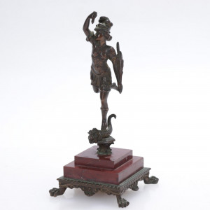 Image for Lot 19th Century Bronze Figure of a Victory