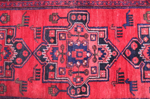 Image for Lot Semi Antique Wool Iranian Runner Rug