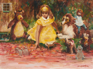 Image for Lot Wendell Hall - Tea with Friends