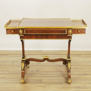 Image for Lot Regency Rosewood Writing Table Early 19th C