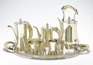 Image for Lot Late Victorian Sterling Silver Tea and Coffee Service