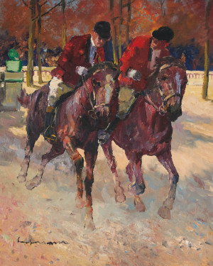 Image for Lot Ludwig Gschossmann - Riding Through the Park