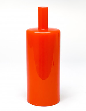 Image for Lot Italian Orange Cased Glass Shade